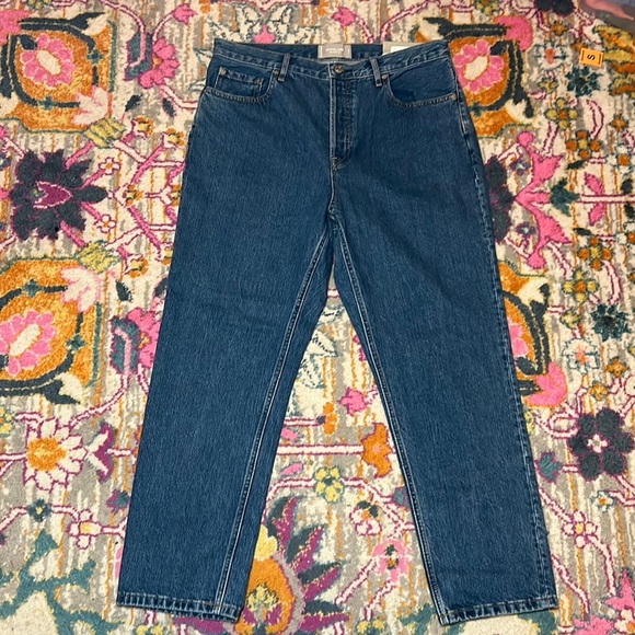 Everlane The 90's Cheeky Jean High Waist No Stretch Medium Blue NWT Size 31 - Picture 2 of 14